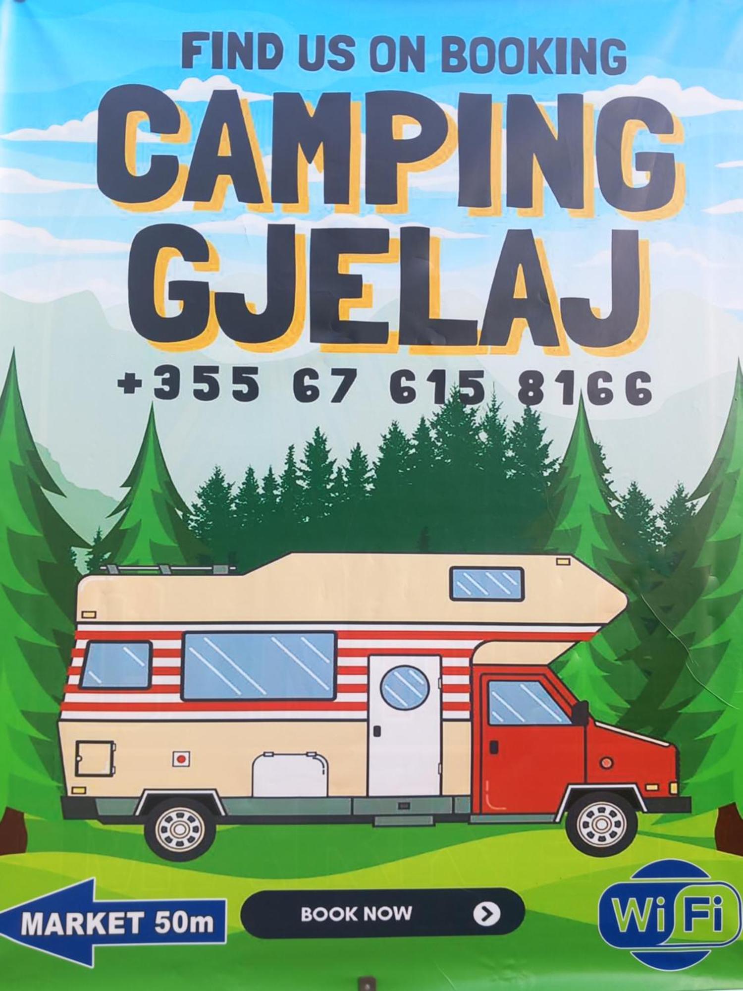 Camping Gjelaj Hotel Baks-Rrjoll Exterior foto